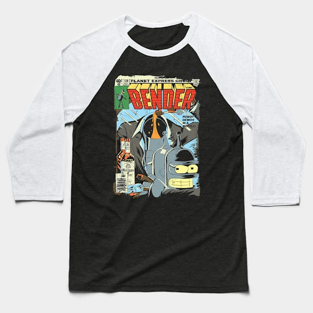 IronBender Baseball T-Shirt by evilbyzac